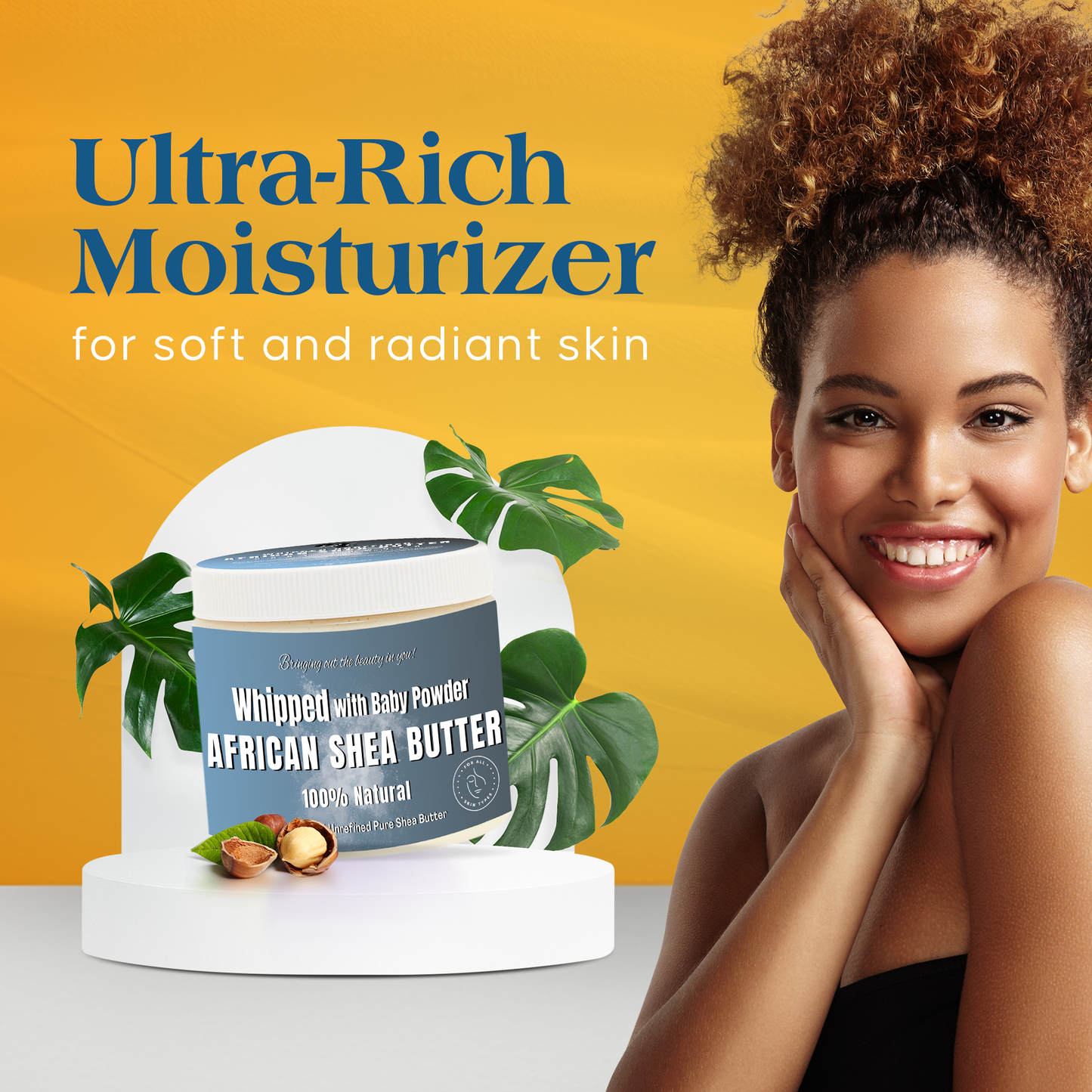 WHIPPED SHEA BUTTER - BABY POWDER