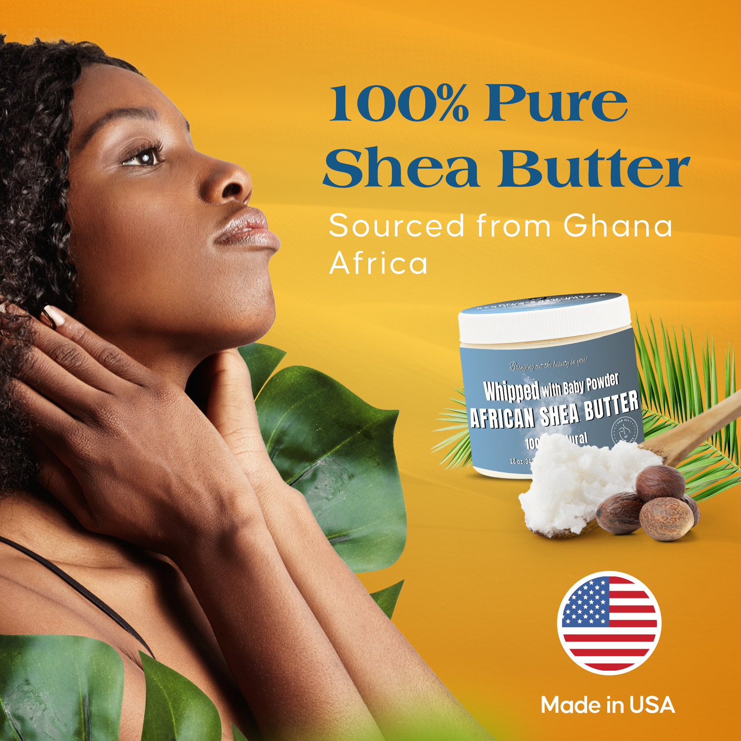 WHIPPED SHEA BUTTER - BABY POWDER