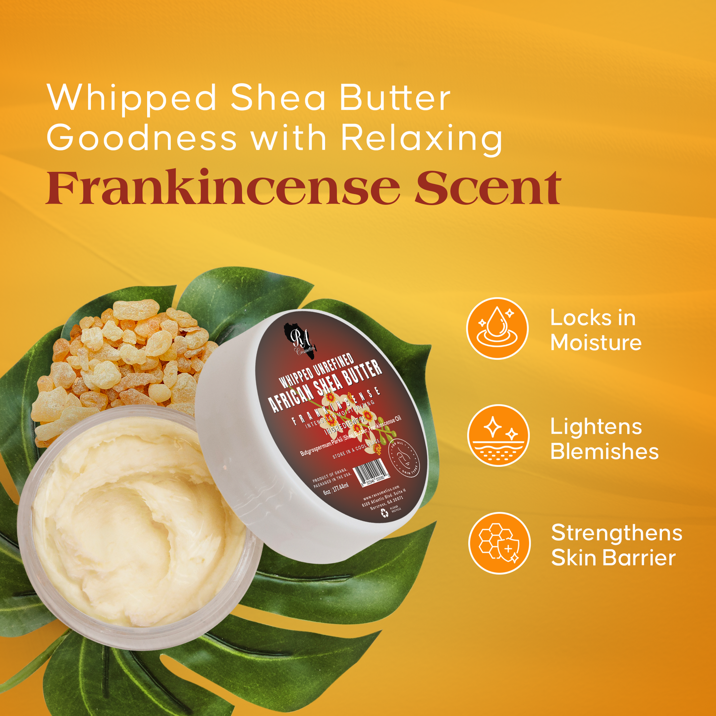 WHIPPED SHEA BUTTER - FRANKINCENSE