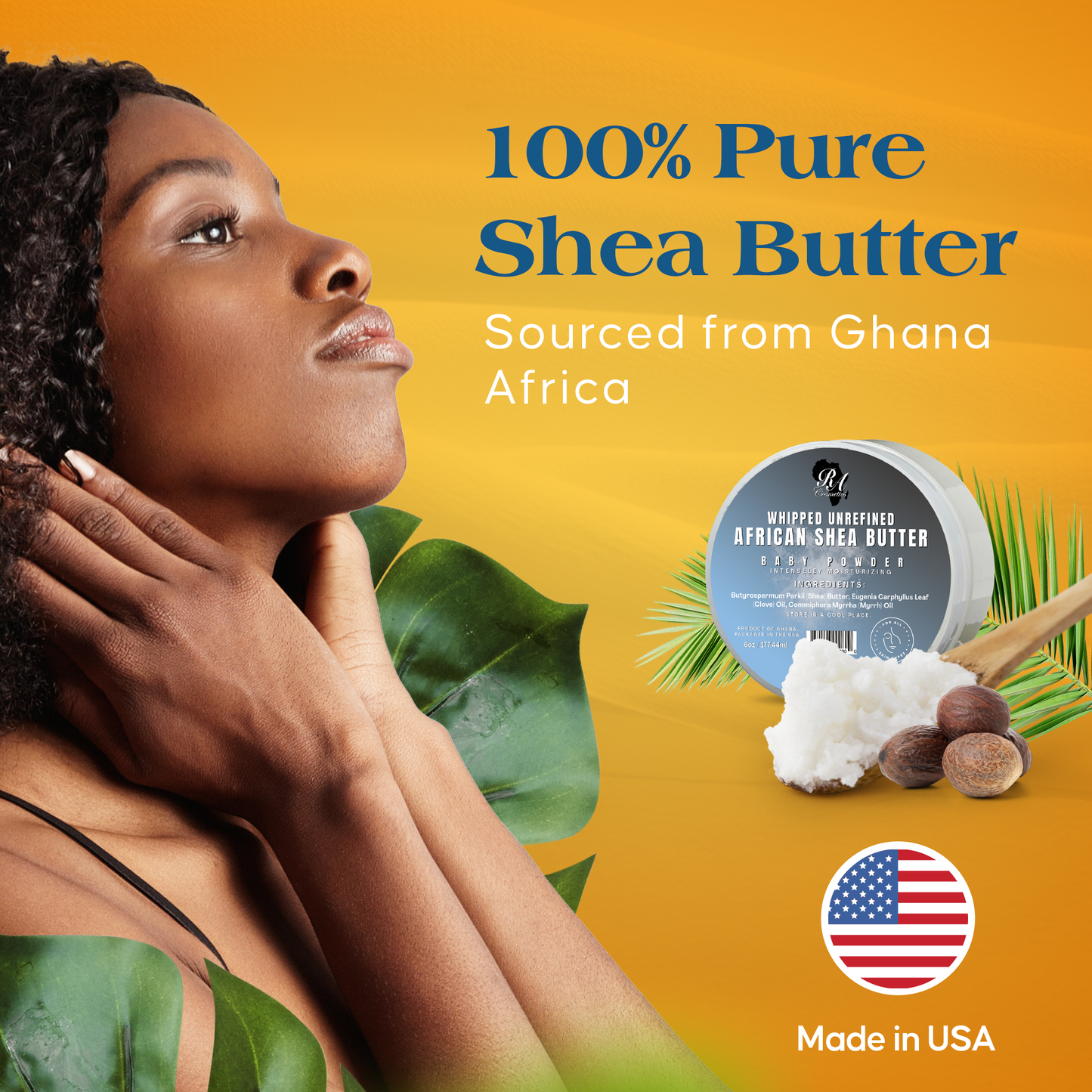 WHIPPED SHEA BUTTER - BABY POWDER