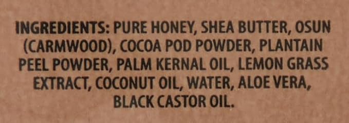 100% BLACK SOAP BAR - BLACK CASTOR OIL