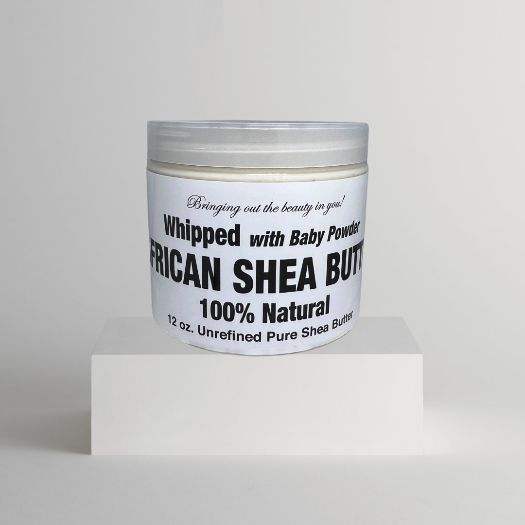 WHIPPED SHEA BUTTER - BABY POWDER