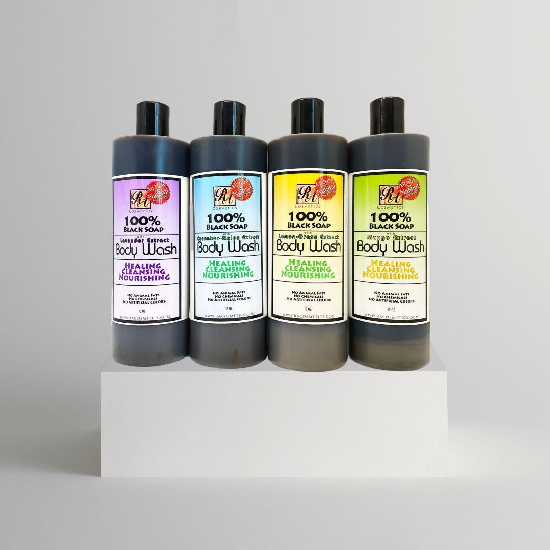 LIQUID BLACK SOAP- LEMONGRASS