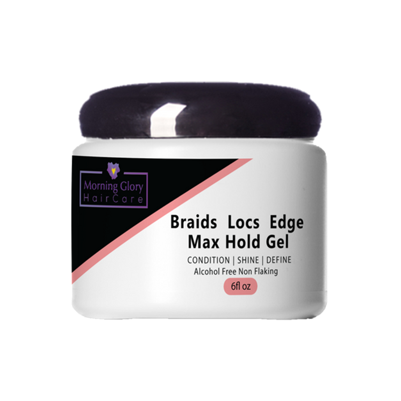 Morning Glory Braids,  Loc, Edge Gel Bonus Size 6oz