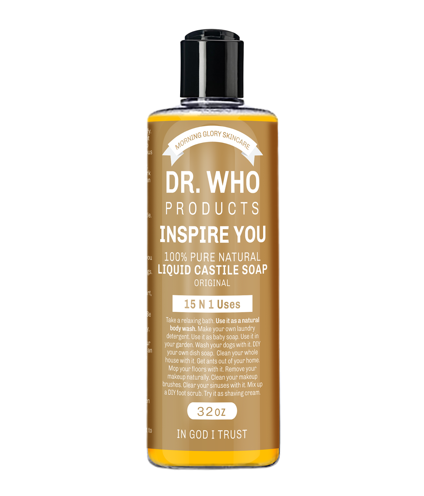 Morning Glory's Dr. Who LIQUID CASTILE SOAP ORIGINAL