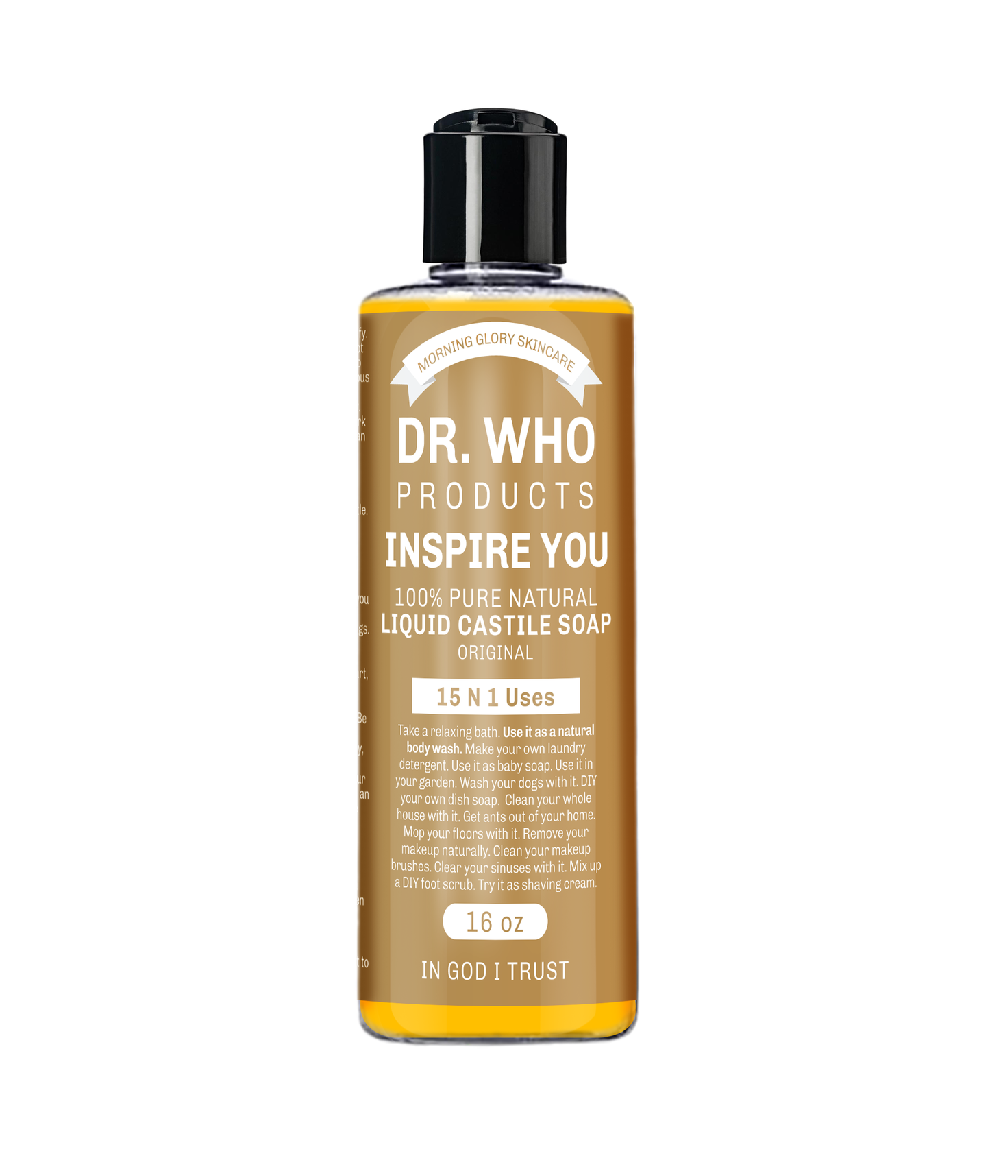 Morning Glory's Dr. Who LIQUID CASTILE SOAP ORIGINAL