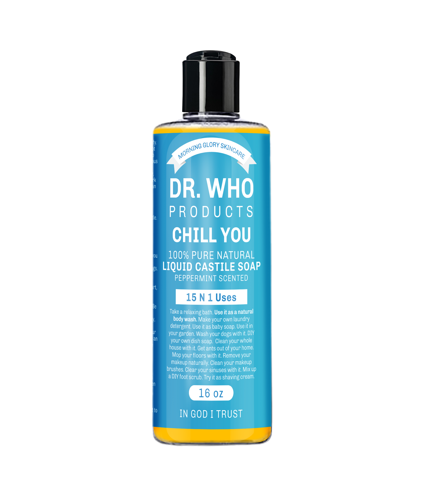 Morning Glory's Dr. Who LIQUID CASTILE SOAP PEPPERMINT