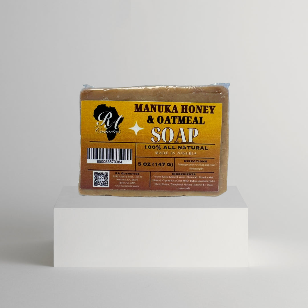 100% Natural Manuka Honey & Oatmeal Soap Bar