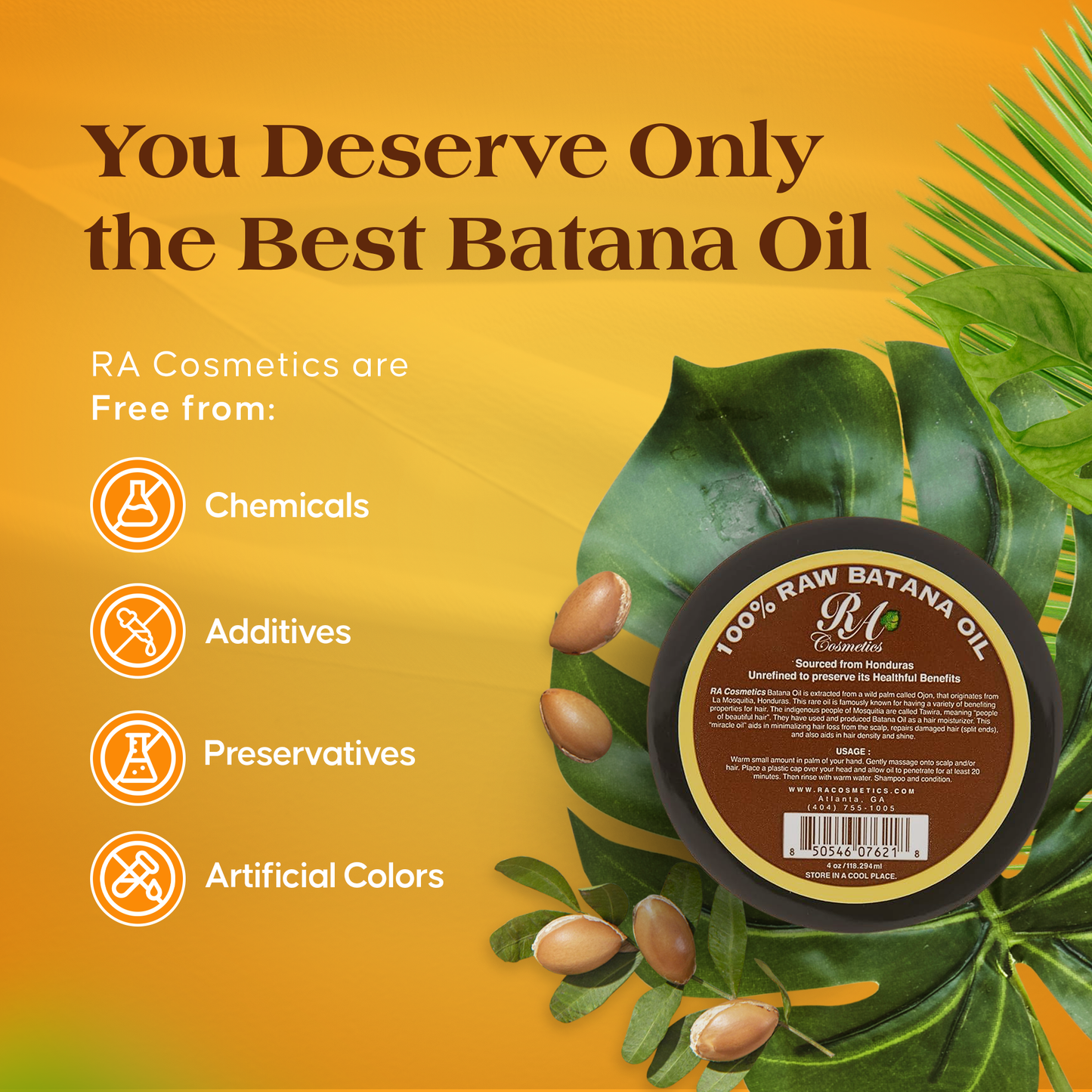 100% Raw Batana Oil