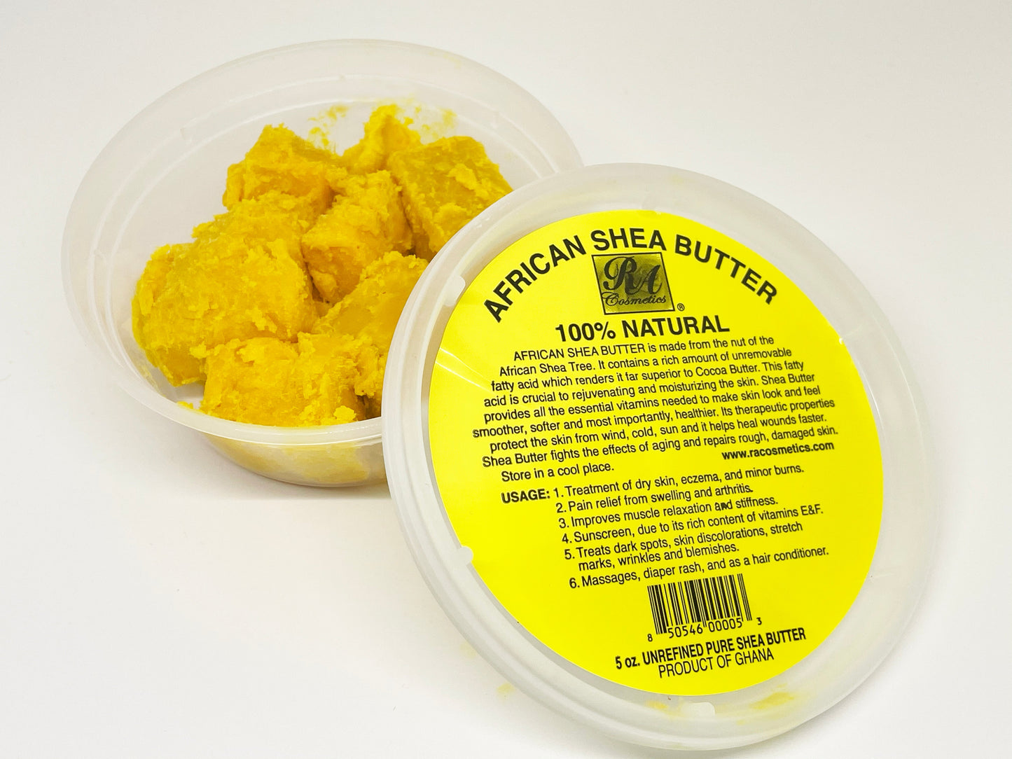 PURE UNREFINED SHEA BUTTER - YELLOW CHUNKY