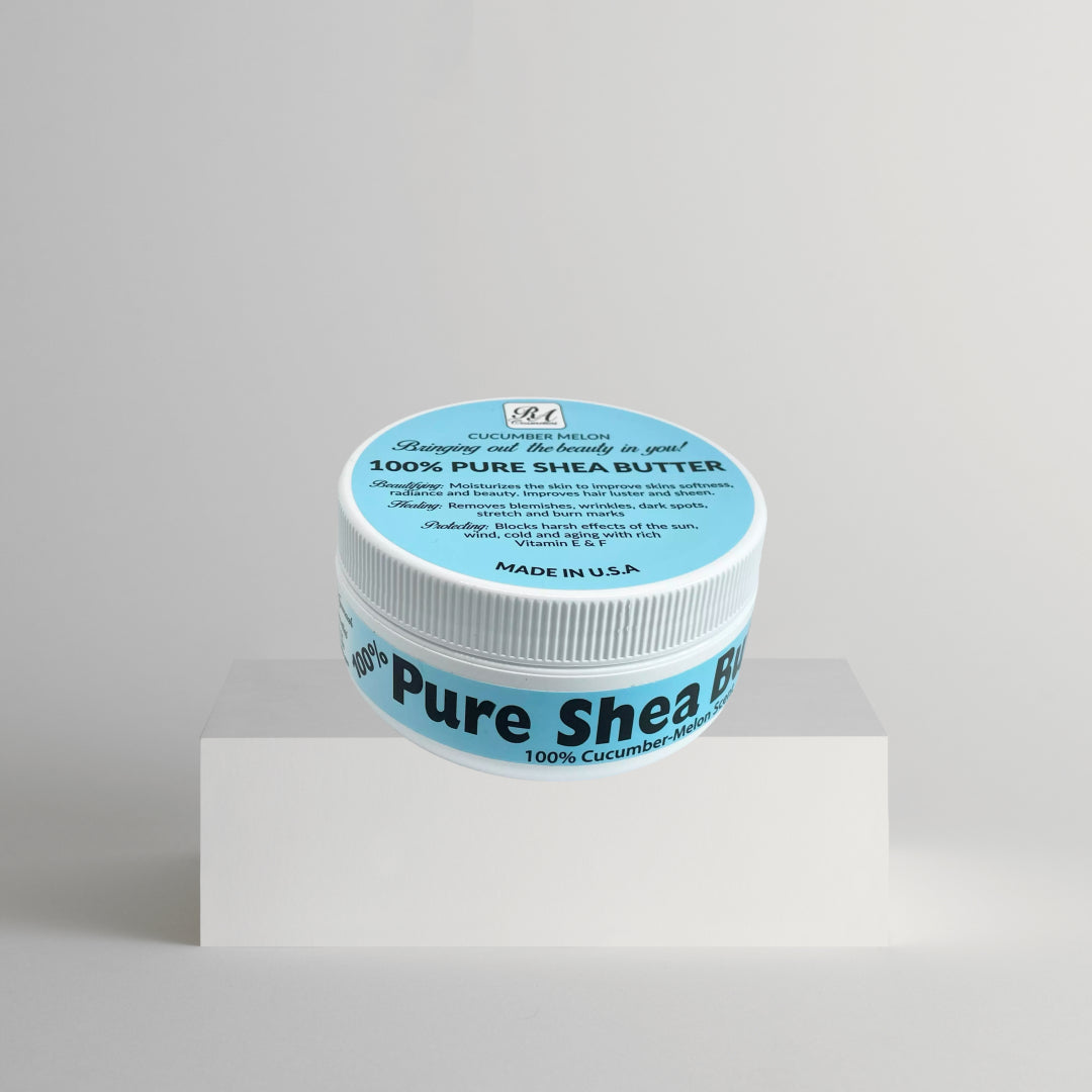 PURE SHEA BUTTER - CUCUMBER MELON 4oz