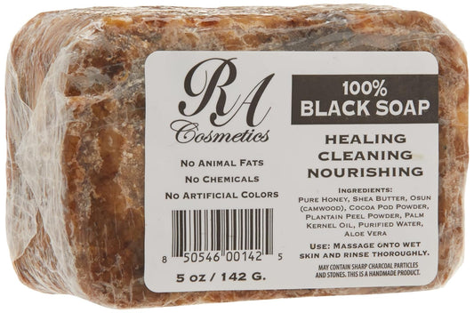 100% BLACK SOAP BAR - UNSCENTED